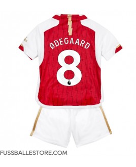 Günstige Arsenal Martin Odegaard #8 Heimtrikotsatz Kinder 2023-24 Kurzarm (+ Kurze Hosen)